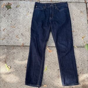 Mercantile Women’s Dark Blue Denim Straight leg Jeans W 31 L 32